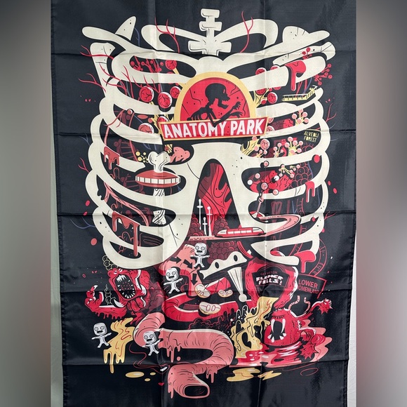 Rick and Morty Wall Banner 30"x50" (Anatomy Park) - Picture 2 of 3